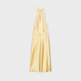 Gala - Halterneck-satiini mekko