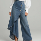Amelia - Kääntö Denim-Housut