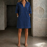 Jade - Rentoa Denim-mekko