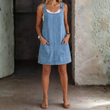 Lisa - Rentoa Denim Yleisömekkoa