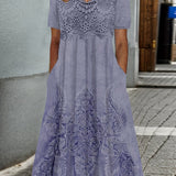 INDIGO | ELEGANTTI KUKKAMEKKO MIDI