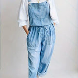 Veronica - Rentouttava Denim-haalaripuku