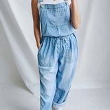 Veronica - Rentouttava Denim-haalaripuku