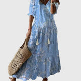 Amalia | Vintage Boho Maxi Kesämekko