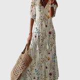 Amalia | Vintage Boho Maxi Kesämekko
