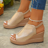 Aurora Wedge Sandals