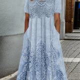 INDIGO | ELEGANTTI KUKKAMEKKO MIDI