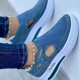 Hengittävät slip-on kengät, mukava ja vakaa