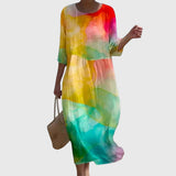 Hayley™ | Elegantti Kukallinen Maxi Mekko