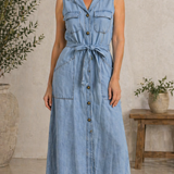 Susan - Denim-Mekko
