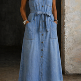 Susan - Denim-Mekko