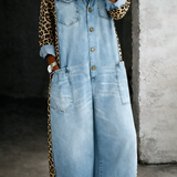 Amanda - Yhdiste Denim-paita Haalarit
