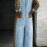 Amanda - Yhdiste Denim-paita Haalarit