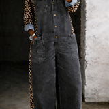 Amanda - Yhdiste Denim-paita Haalarit