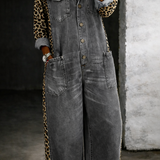 Amanda - Yhdiste Denim-paita Haalarit