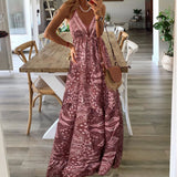 Gweneth - Olkaimeton Boho-mekko