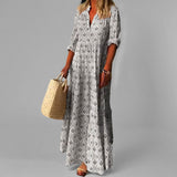 Eduarda - Pitkä Vintage Mekko