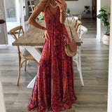 Gweneth - Olkaimeton Boho-mekko