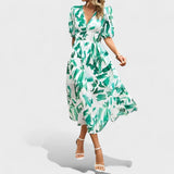 Clara - Elegantti Midi Kukallinen Mekko