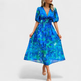 Clara - Elegantti Midi Kukallinen Mekko