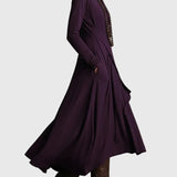 Violetti | Maxi Pliseerattu Mekko