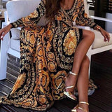 Faye - Boho-kuvioinen Mekko