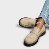 Lora™ | Pyöreäpäiset Casual-mokkasinit