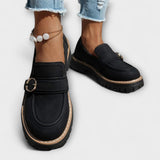 Lora™ | Pyöreäpäiset Casual-mokkasinit