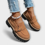 Lora™ | Pyöreäpäiset Casual-mokkasinit