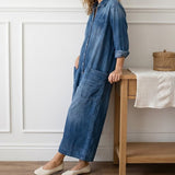 Monica - Denim Puuvillahaalari