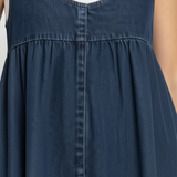Ivy - Vintage Denim Maxi Mekko