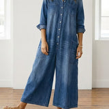 Monica - Denim Puuvillahaalari